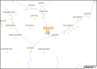 map of Mavīn