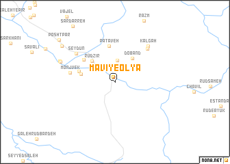 map of Māvī-ye ‘Olyā