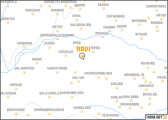 map of Māvī