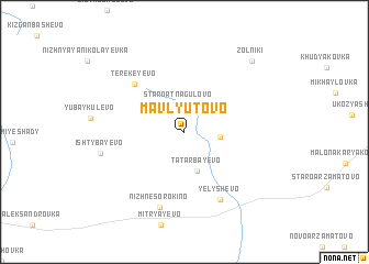 map of Mavlyutovo