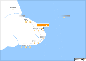 map of Mavora