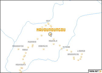 map of Mavounoungou