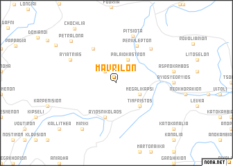 map of Mavrílon