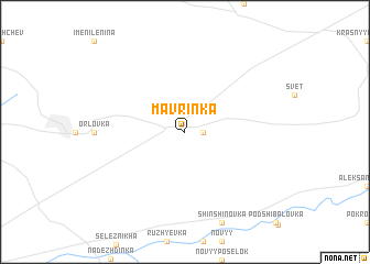 map of Mavrinka