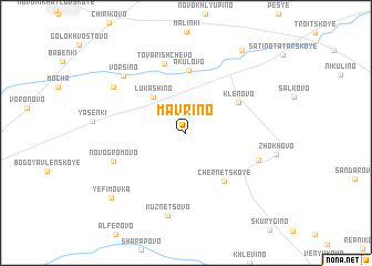 map of Mavrino