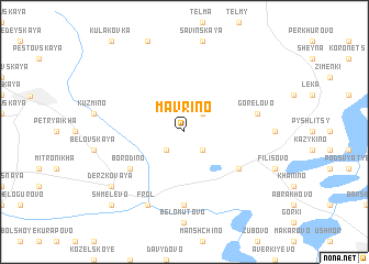 map of Mavrino