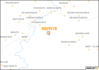 map of Mavriya