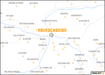 map of Mavrochórion