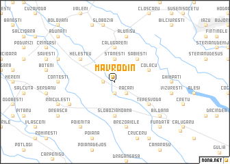 map of Mavrodin