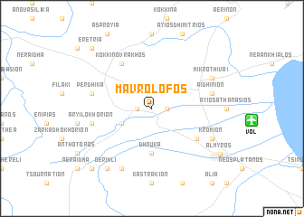 map of Mavrólofos