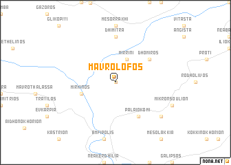 map of Mavrólofos
