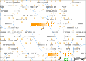 map of Mavrommátion