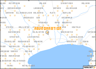 map of Mavrommátion