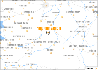 map of Mavronérion