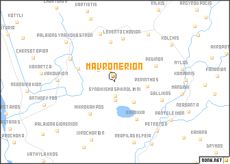 map of Mavronérion