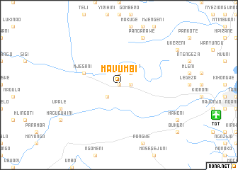 map of Mavumbi