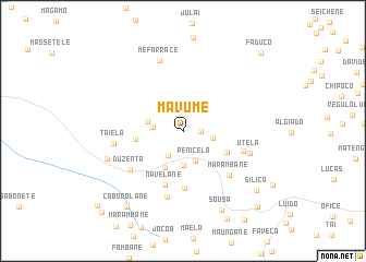map of Mavume
