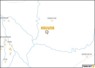 map of Mavuna
