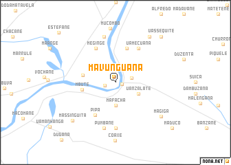 map of Mavunguana