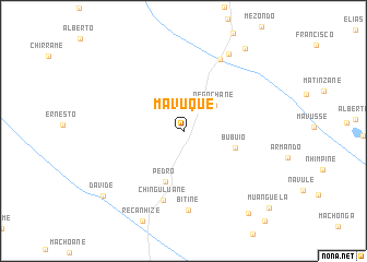 map of Mavuque