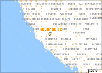 map of Mawadawila