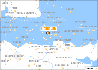 map of Mawājid