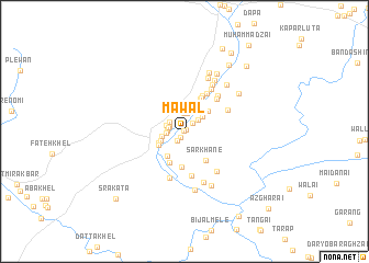 map of Māwal