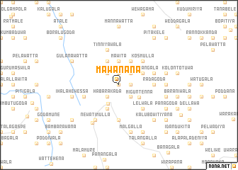 map of Mawanana