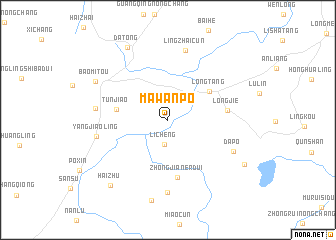 map of Mawanpo