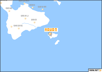 map of Mawan