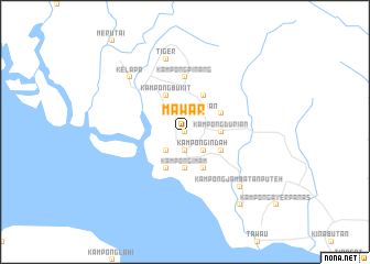 map of Mawar