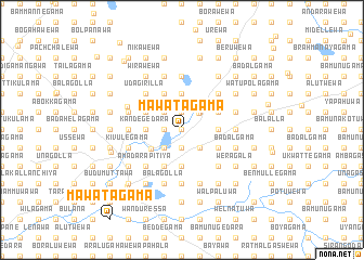 map of Mawatagama