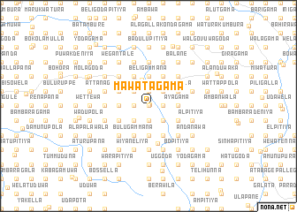 map of Mawatagama