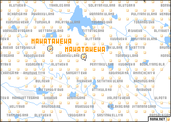 map of Mawatawewa