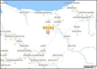 map of Mawau