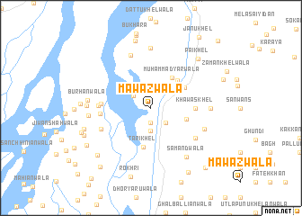 map of Mawāzwāla