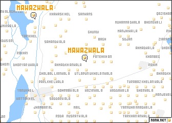 map of Mawāzwāla