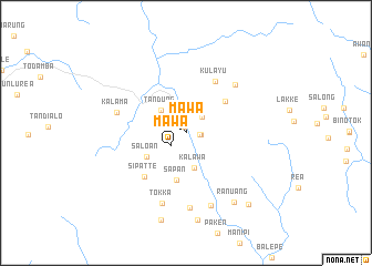 map of Mawa