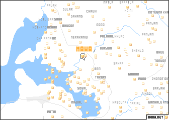 map of Mawa