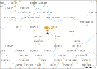 map of Mawa