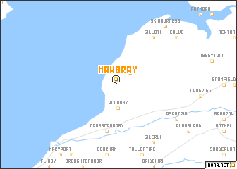 map of Mawbray