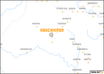 map of Mawchikrom