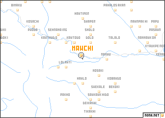 map of Mawchi