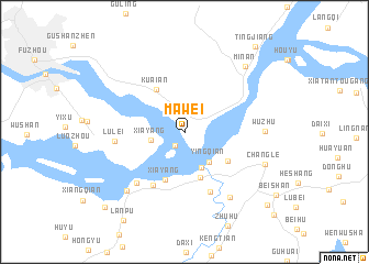 map of Mawei