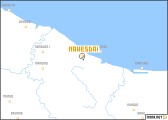 map of Mawesdai
