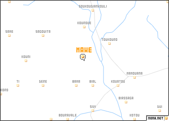 map of Mawé