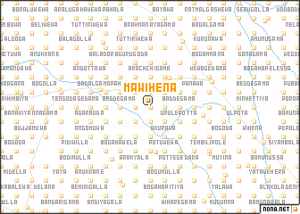 map of Mawihena