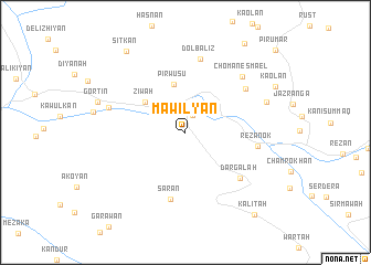 map of Māwīlyān