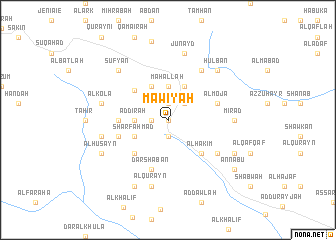 map of Māwiyah