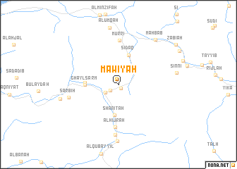 map of Mawīyāh